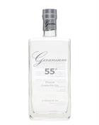 Geranium 55 Premium London Dry Gin Hammer and son England contains 70 centiliters and 55 percent alcohol